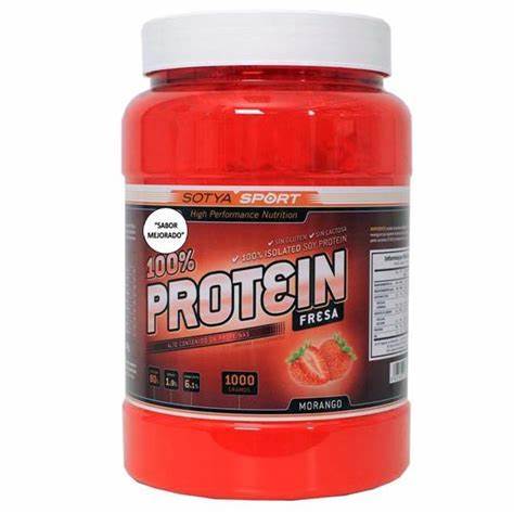 Proteina Soja 100 % Fresa Sotya 1000 Gr