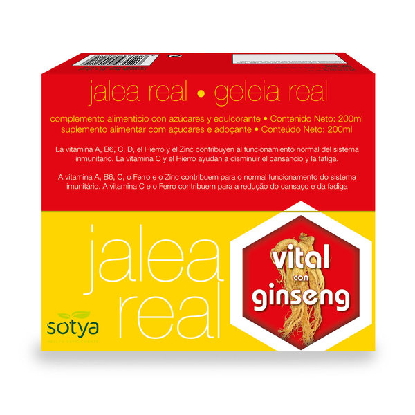 Jalea Real Vital con Ginseng 20 viales Sotya