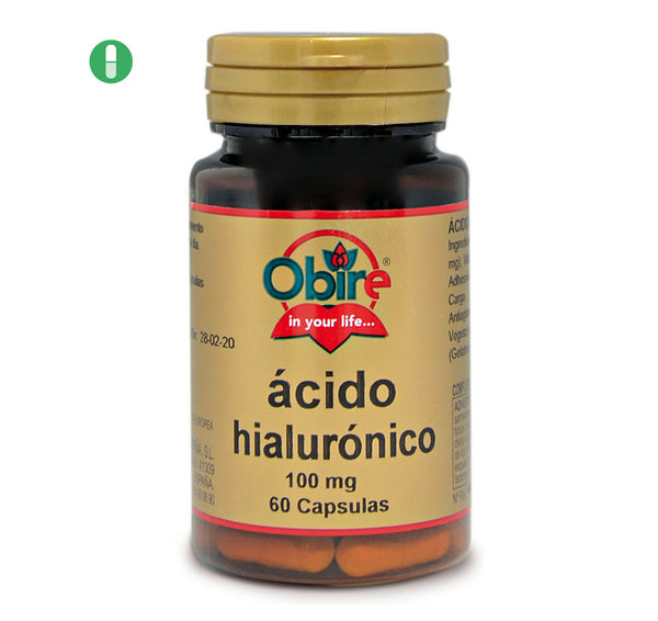Ácido hialurónico 100 mg. 60 cápsulas