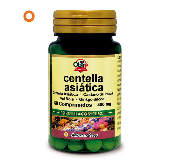 Centella asiatica (complex) 400 mg. (ext. seco) 60 comprimidos