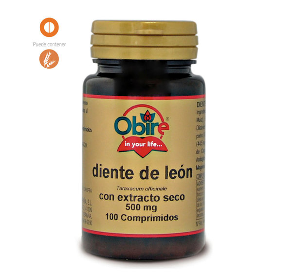Diente de leon 500 mg. (ext. seco) 100 comprimidos