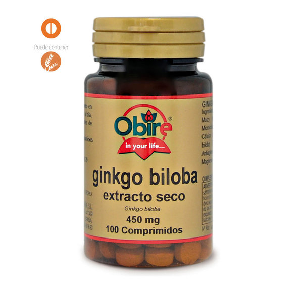 Ginkgo biloba 450 mg. (ext. seco) 100 comprimidos