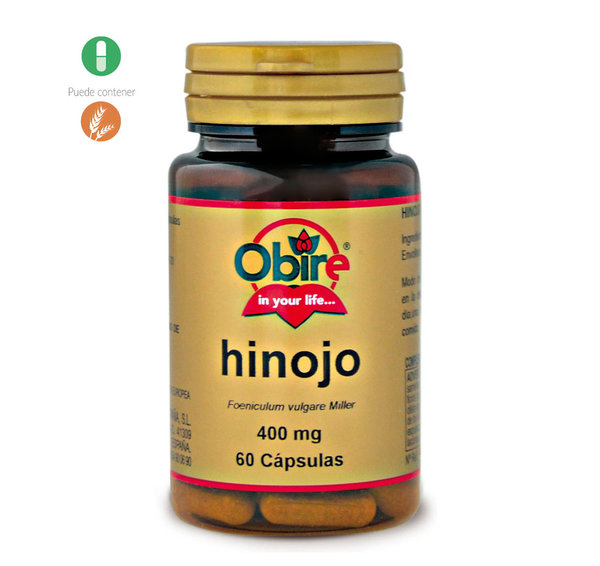 Hinojo 400 mg. 60 cápsulas