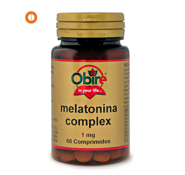 Melatonina 1 mg. (complex) 60 comprimidos con pasiflora, amapola californiana, melisa, tila y valeri