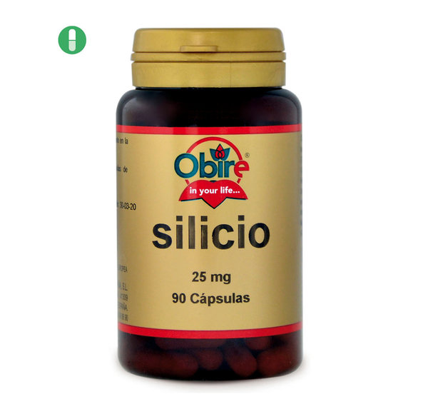 Silicio 25 mg. 90 cápsulas